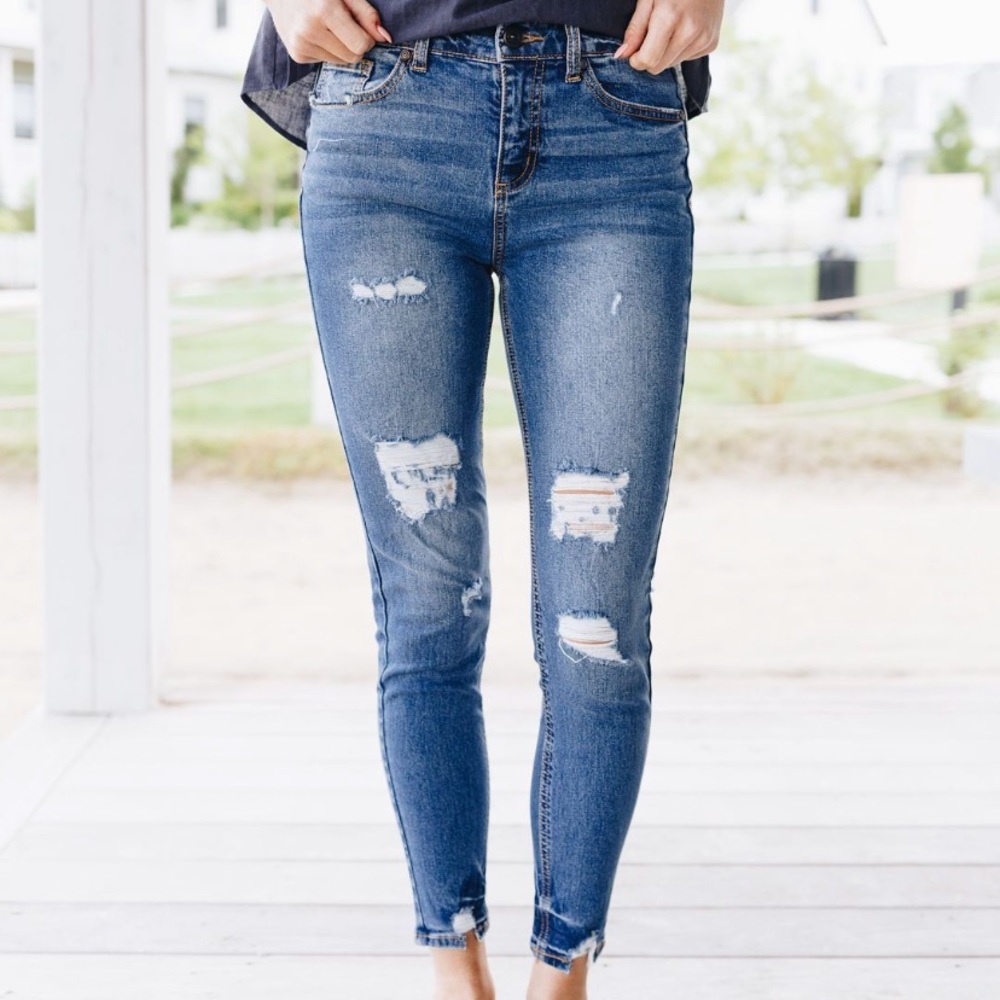 Hole in Ten Jeans